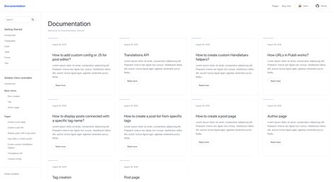 ALL THEMES – Documentations.